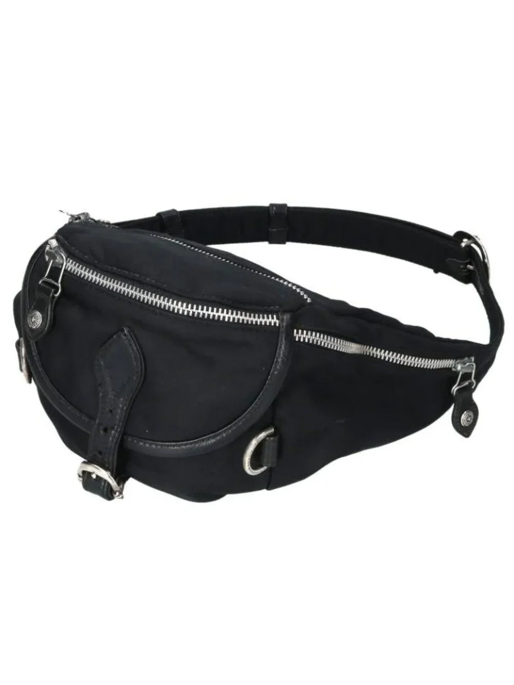 Chrome Hearts Snat Pack Mini Nylon Leather Shoulder